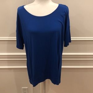Chico’s Royal Blue Short Sleeve Top